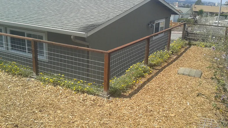 Fence Contractor Monterey exterior wood and metal fence