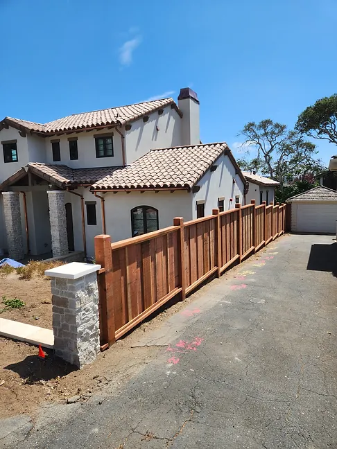 Fence Contractor Monterey exterior wooden fence