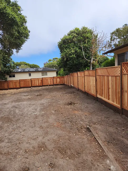 Fence Contractor Monterey exterior wooden fence